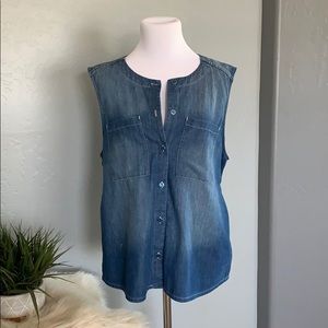 7 for All Mankind Jean Tank Top